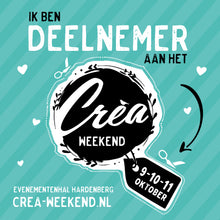 Afbeelding in Gallery-weergave laden, Workshops Crea Weekend Hardenberg 9, 10 en 11 oktober
