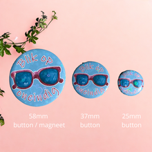 Afbeelding in Gallery-weergave laden, 🕶️ Blik op Oneindig – Festival Button/Magneet