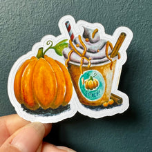 Afbeelding in Gallery-weergave laden, Losse sticker "Pumpkin Spice"
