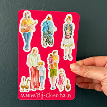 Afbeelding in Gallery-weergave laden, Los Stickervel – "Mensen"