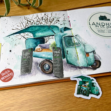 Afbeelding in Gallery-weergave laden, Losse sticker &quot;Mr. Ape de foodtruck&quot;
