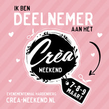 Afbeelding in Gallery-weergave laden, Workshops Crea Weekend Hardenberg 7, 8 en 9 maart a.s.
